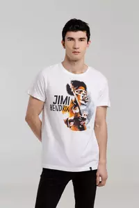 Футболка «Меламед. Jimi Hendrix», белая - 06370907.60