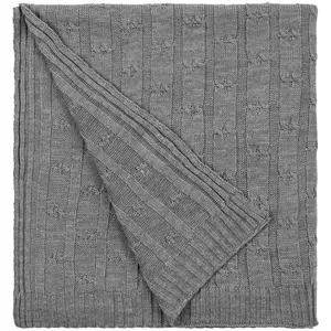 Плед Trenza, серый - 06323348.10