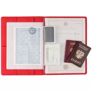 Папка для хранения документов Devon Maxi, красная - 06316432.55