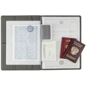 Папка для хранения документов Devon Maxi, серая - 06316432.10