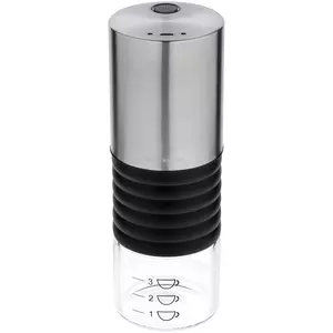 Портативная кофемолка Moxie, серебристо-черная - 06318810.13