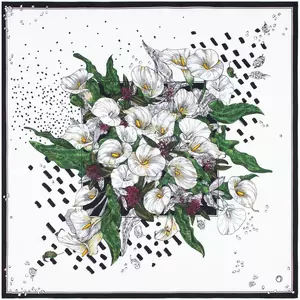 Платок шелковый Delicate, каллы - 06320088.03