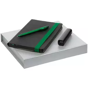 Набор Velours, черный с зеленым - 06317068.39