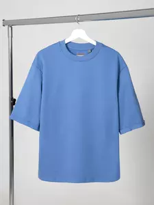 Футболка оверсайз унисекс Kosmos 2.0, синяя - 06314610.44