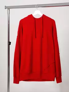 Худи унисекс Vozduh 2.0, красное - 06314612.55