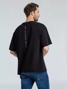 Футболка оверсайз «Внутренний Рим», черная - 06371447.30