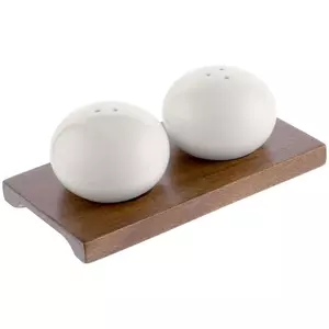 Набор из солонки и перечницы Piacente, белый - 06314122.60