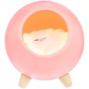 Беспроводная лампа-колонка Right Meow, розовая - 06312191.15