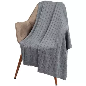 Плед Pluma, темно-серый (графит) - 06318551.12