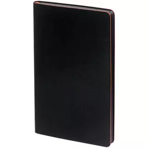 Ежедневник Trait, недатированный, черный с оранжевым - 06314097.32
