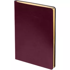 Ежедневник Nebraska Flex, недатированный, бордовый с золотистым - 06322008.50