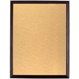 Плакетка Plaque, большая, вишня с золотистой пластиной - 06315516.03