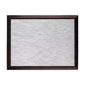 Плакетка Plaque, малая, венге с серебристой пластиной - 06315517.02