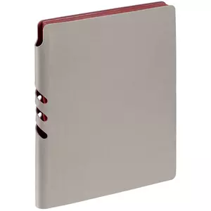 Ежедневник Flexpen, недатированный, серебристо-бордовый - 06311087.51
