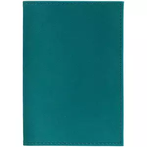 Обложка для паспорта Nubuk, бирюзовая - 06318090.49