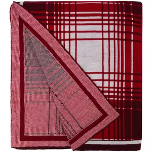 Плед Duotone, красный с белым - 06319029.56