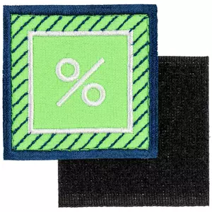 Шеврон на липучке «Проценты» - 06316188.04