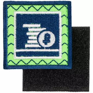 Шеврон на липучке «Рубль» - 06316188.01