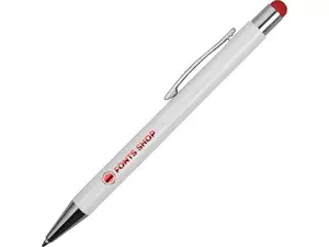 Ручка металлическая шариковая «Flowery» со стилусом - 21211314.01