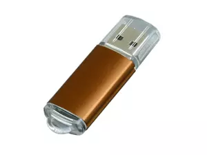 USB 2.0- флешка на 16 Гб с прозрачным колпачком - 2126018.16.08