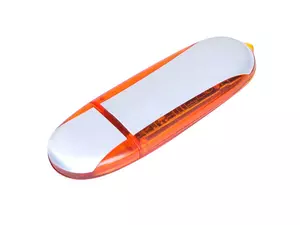 USB 2.0- флешка промо на 16 Гб овальной формы - 2126017.16.08