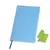 Бизнес-блокнот "Funky" А5, голубой,  зеленый форзац, мягкая обложка, в линейку - 69021209/22/15