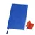 Бизнес-блокнот "Funky", 130*210 мм, синий, красный форзац, мягкая обложка, блок-линейка - 69021209/24/08