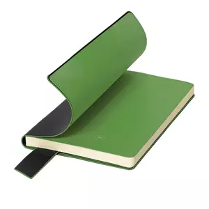 Бизнес-блокнот "Trendi", 130*210 мм, черно-зеленый, мягкая обложка, в линейку - 69021229/35/15