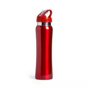 Бутылка для воды SMALY с трубочкой, нержавеющая сталь - 690346280/08