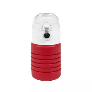 Бутылка для воды складная с карабином SPRING, 550/250 мл,  силикон - 69029800/08