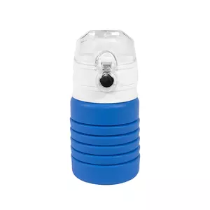 Бутылка для воды складная с карабином SPRING, 550/250 мл, силикон - 69029800/24