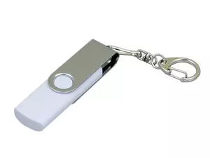 USB 2.0- флешка на 16 Гб с поворотным механизмом и дополнительным разъемом Micro USB - 2127030.16.06