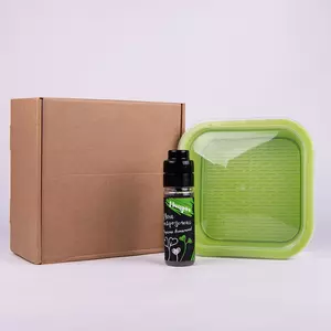 Подарочный набор для проращивания микрозелени: проращиватель, семена мицуны - 69033817/мицуна