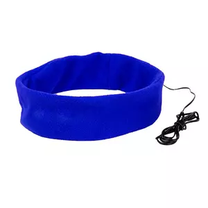 Наушники проводные MARKIZ с повязкой, синий, флис - 690345142/24