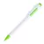 Ручка шариковая MAVA, белый/зеленое яблоко, пластик - 6901018MC/132