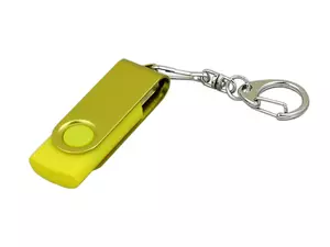 USB 2.0- флешка промо на 8 Гб с поворотным механизмом и однотонным металлическим клипом - 2126031.8.04