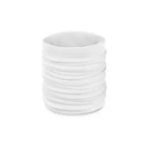 Шарф-бандана HAPPY TUBE, универсальный размер, белый, полиэстер - 690344215/01