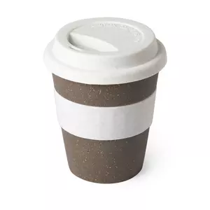 Стакан FLIKER с крышкой, полипропилен с бамбуковым волокном,силикон - 690346376/141