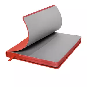 Ежедневник недатированный Pulpy, А5,  красный, кремовый блок, красный срез - 69024709/08