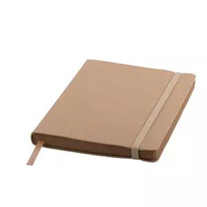 Ежедневник недатированный Shady, А5,  бежевый, кремовый блок, светло-коричневый обрез - 69024700/28