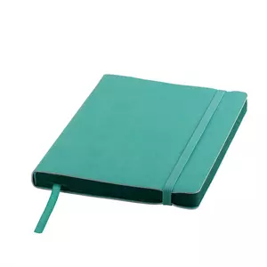 Ежедневник недатированный Shady, А5,  мятный, кремовый блок, зеленый обрез - 69024700/16