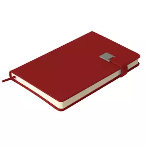 Ежедневник недатированный Spirit , А5, красный, кремовый блок - 69024620/08