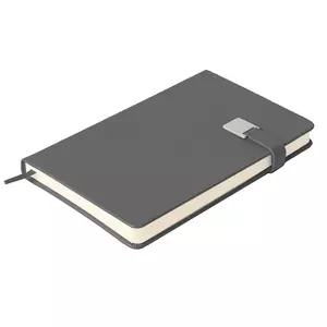 Ежедневник недатированный Spirit , А5, серый, кремовый блок - 69024620/30