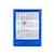 Календарь настольный на 2 года; прозрачно-синий; 12,5х16 см; пластик; тампопечать, шелкография - 6909535/24
