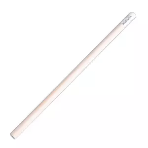 Карандаш чернографитный круглый SIMPLE с ластиком, HB, бежевый/белый - 6901107/01