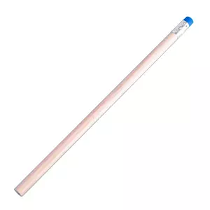 Карандаш чернографитный круглый SIMPLE с ластиком, HB, бежевый/синий - 6901107/24