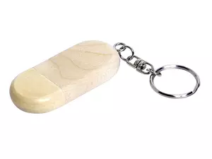 USB 2.0- флешка на 4 Гб овальной формы и колпачком с магнитом - 2127004.4.06