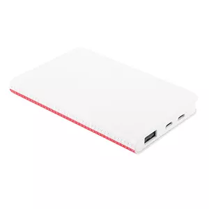 Универсальный аккумулятор "Franki" (5000mAh),белый с красным, 7,5х12,1х1,1см - 69023104/08