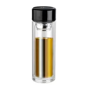 Термос стеклянный cо светодиодным дисплеем MARCUS, черный - 51214033.02