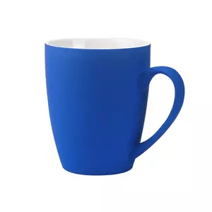 Кружка Elegante, софт-тач,  350мл, синяя - 5126109.03